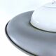 Very Large Art Deco Bauhaus Glass Pendant Light
