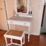 Dressing table and stool
