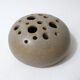 Old stoneware flower pick vintage design signed ball vase
