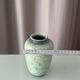 Vintage Studio Pottery Vase with Mottled Celadon Green Glaze
