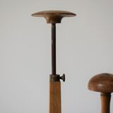 Lot of 3 wooden hat doors