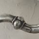 Vintage Orbisa 5-branch chandelier in silver-plated metal, Alpaca base.