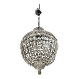 Suspension en cristal de verre de Murano des années 1950