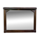 Art Deco period walnut mirror