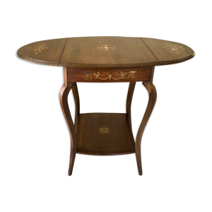 table d’appoint marquetée