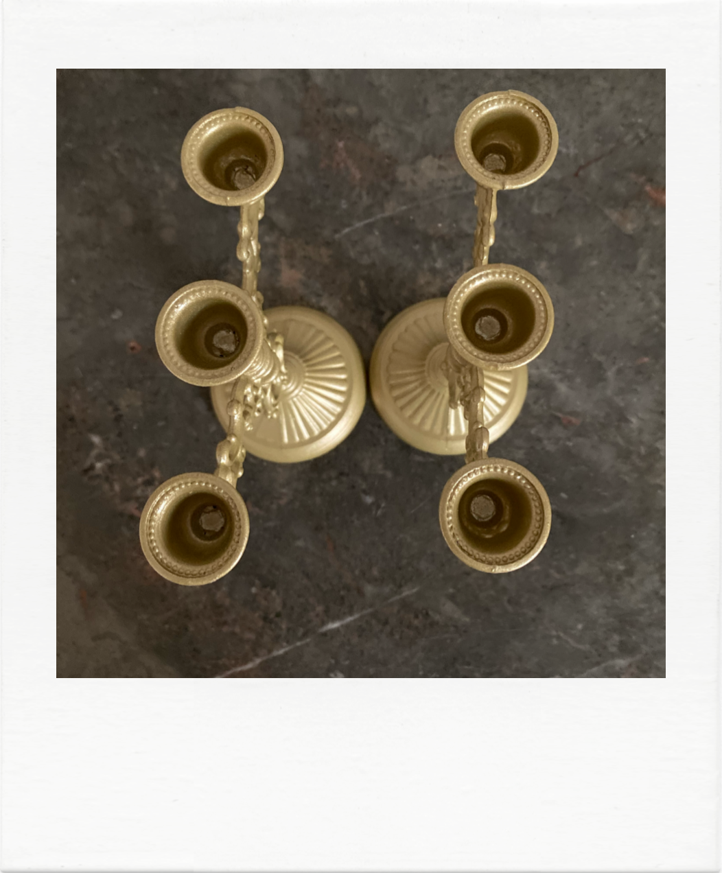 Set of 2, 3-branch AGAD chandeliers