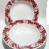 4 Amandinoise soup plates