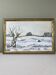 Oil on canvas "Snowy Landscape"