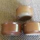 Series of 3 sandstone bowls