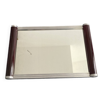 Art Deco roller mirror tray