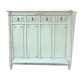 Cloakroom with sage green wall coats