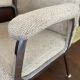 Fauteuil en tissus et métal chromé des années 70/80