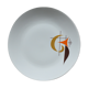 Round porcelain dish Schirnding Bavaria 70s