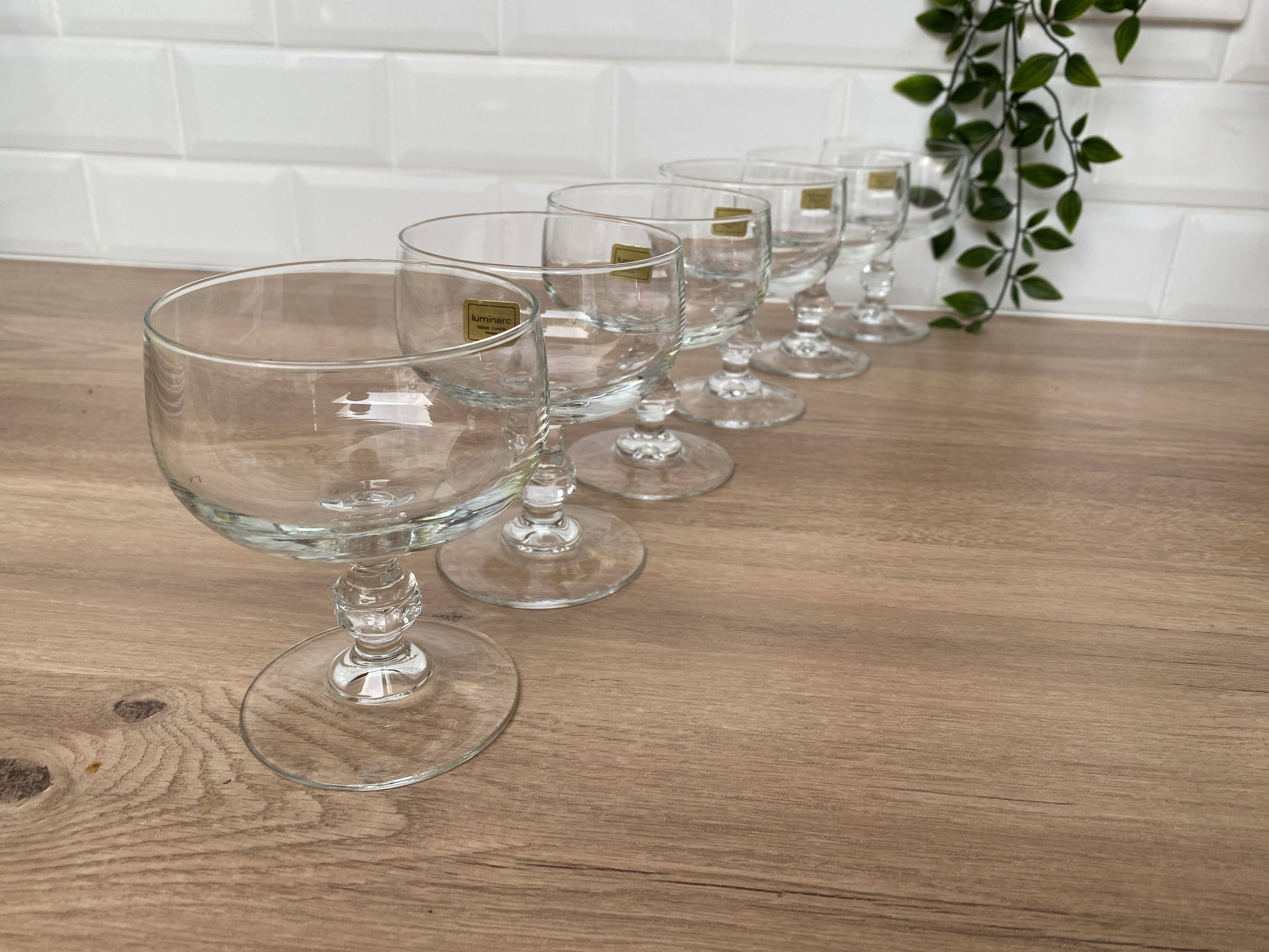 Set of 6 Luminarc Domaine glasses