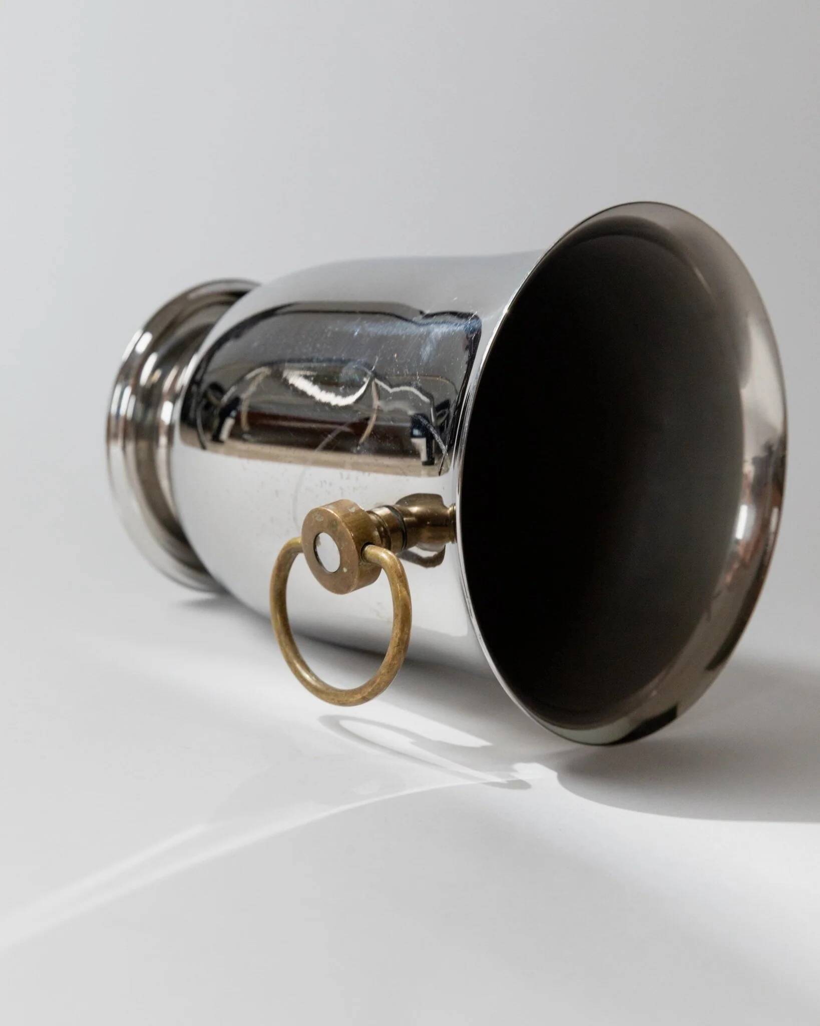 Silver-plated Jean Couzon 1980s Champagne Cooler – Vintage Centerpiece and Elegant Table Decor