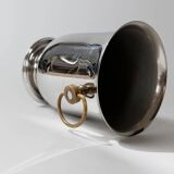 Silver-plated Jean Couzon 1980s Champagne Cooler – Vintage Centerpiece and Elegant Table Decor