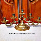 Bougeoir en laiton