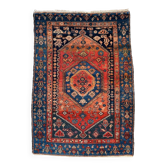 Vintage tribal rug 130x185 cm, medium, tribal oriental carpet 2543