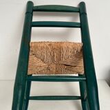 Vintage green painted children's chair