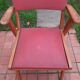 2 mismatched bridge chairs