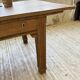 Country farmhouse table in solid beech and oak 2.5m XL