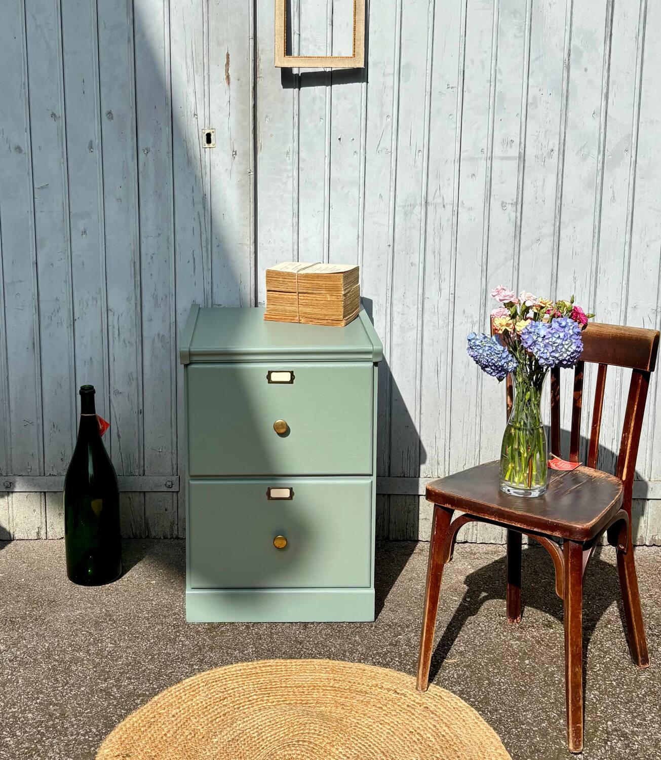 Vintage two-drawer cabinet