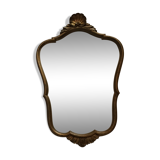 Mirror wooden gold 50x40cm