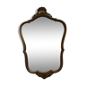 Miroir en bois doré 50x40cm