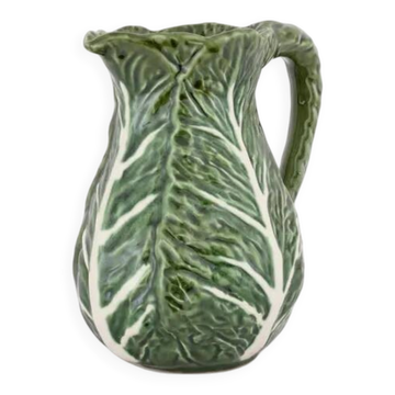 Vintage Silea Cabbage Leaf Pitcher Jug