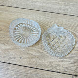 Coupelle forme fraise cristal