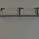 chrome bathroom hook art deco 1950