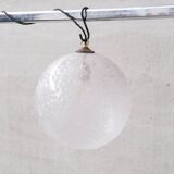 Italian Mid-Century 'Lava' Murano Glass Pendant Light
