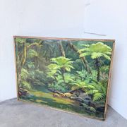 Oil painting "jungle" forest landscape