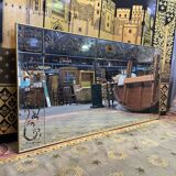 Bistro mirror - eglomised glass brasserie, 224x114 cm