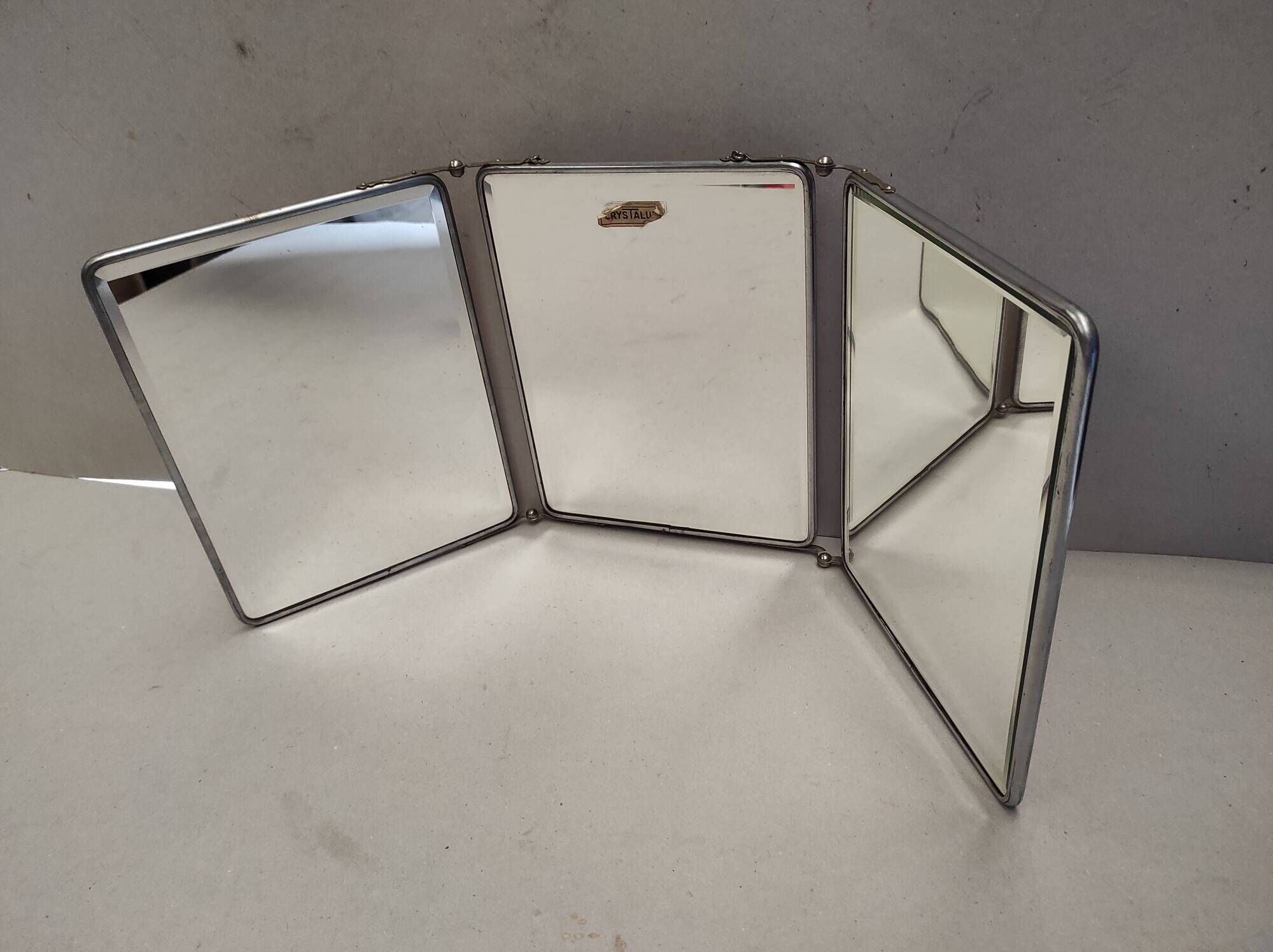 Old triptych mirror