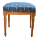 Louis Philippe stool reupholstered