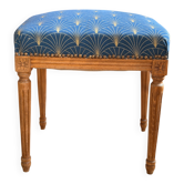 Louis Philippe stool reupholstered