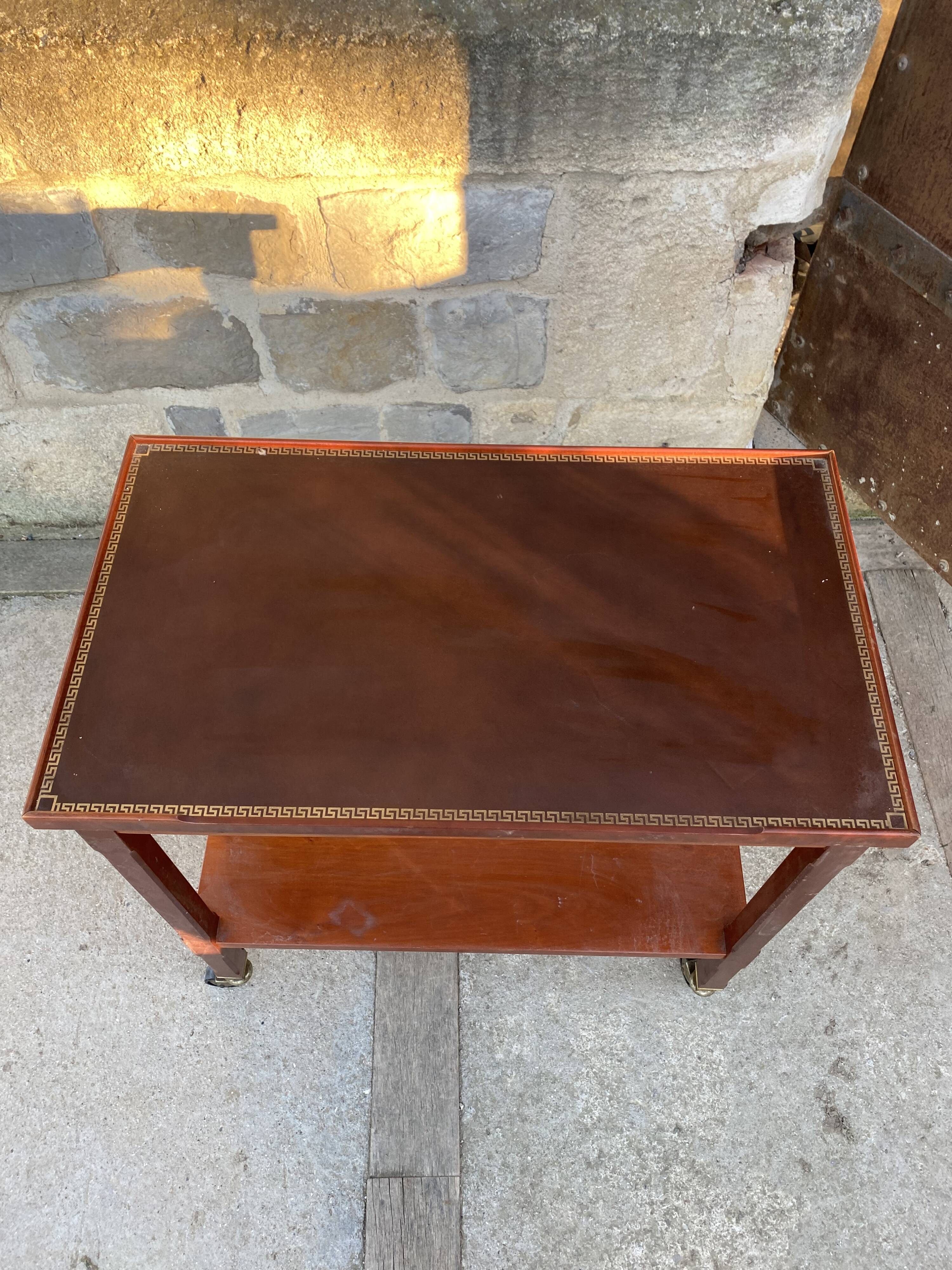 Leather and brass rolling service