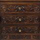 Vintage Carved Oak Cabinet/Chest of Drawers with Mythical Figures