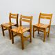 3 chaises maison Regain sélection Perriand pour les Arcs 1600