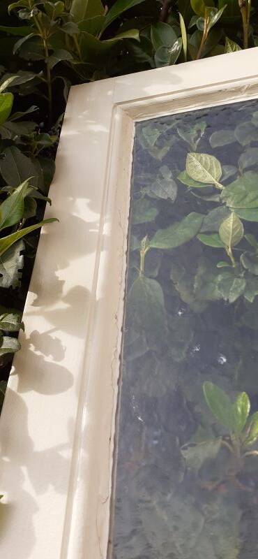 Communication door 1 translucent glass H233.5xL84.5cm old 20th century