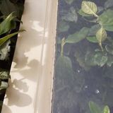 Communication door 1 translucent glass H233.5xL84.5cm old 20th century