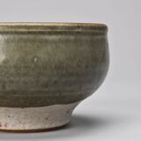 Bowl on pedestal by ceramist Edouard Chapallaz, circa 1970