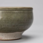 Bowl on pedestal by ceramist Edouard Chapallaz, circa 1970