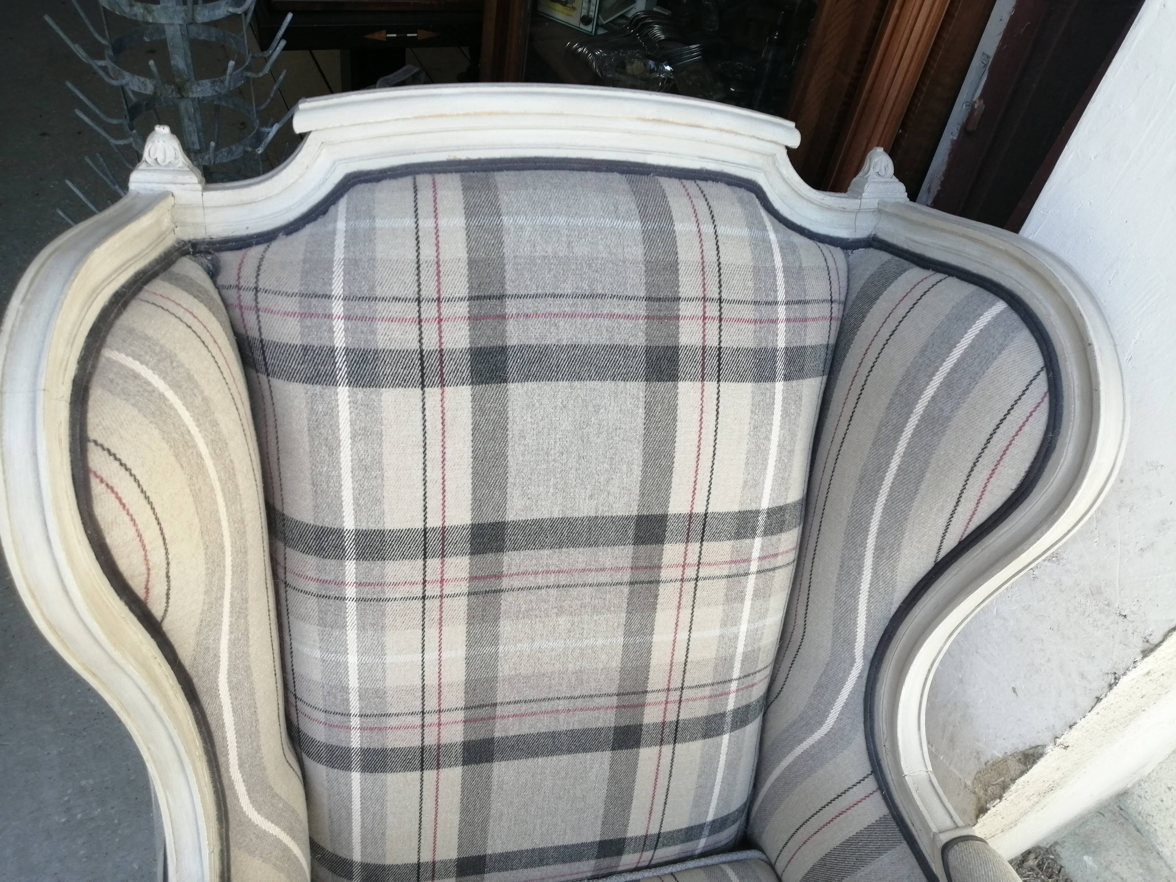 Louis XVI armchair with ears