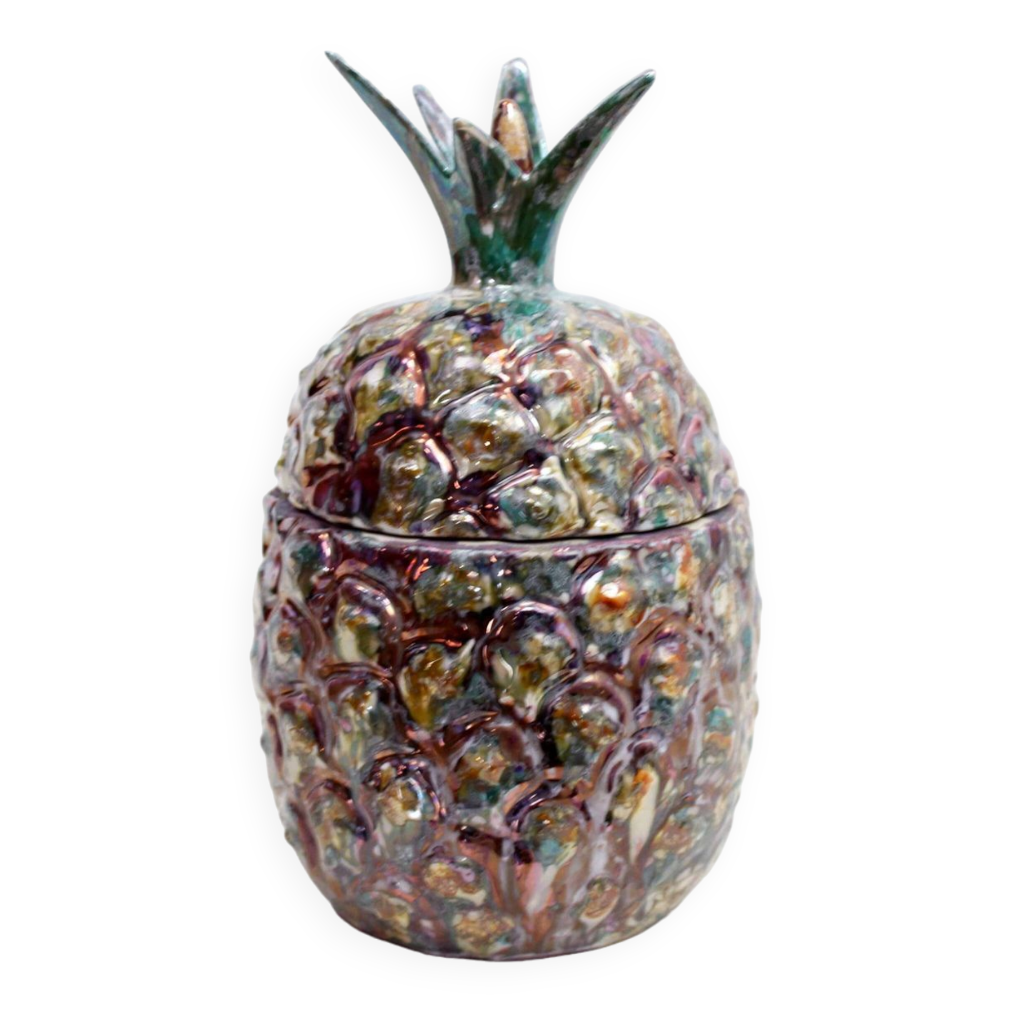 Earthenware Pineapple candy box