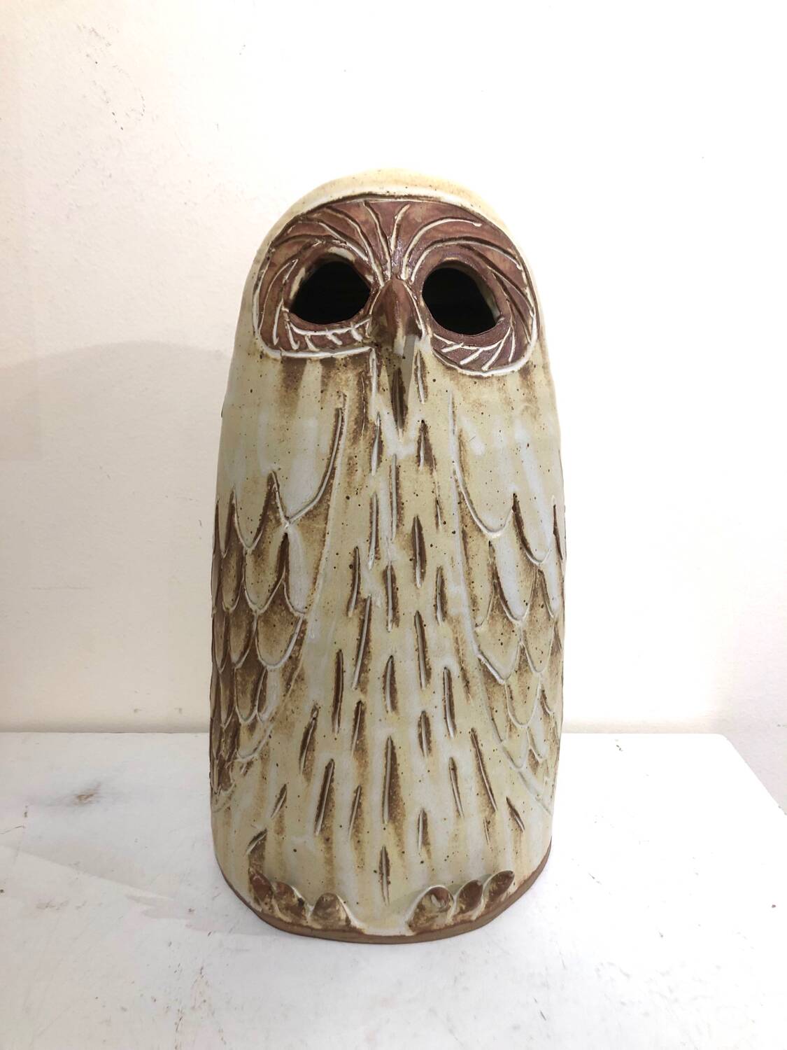 Large ceramic owl