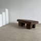 Asian solid wood quadripod brutalist coffee table H30 L81 l42