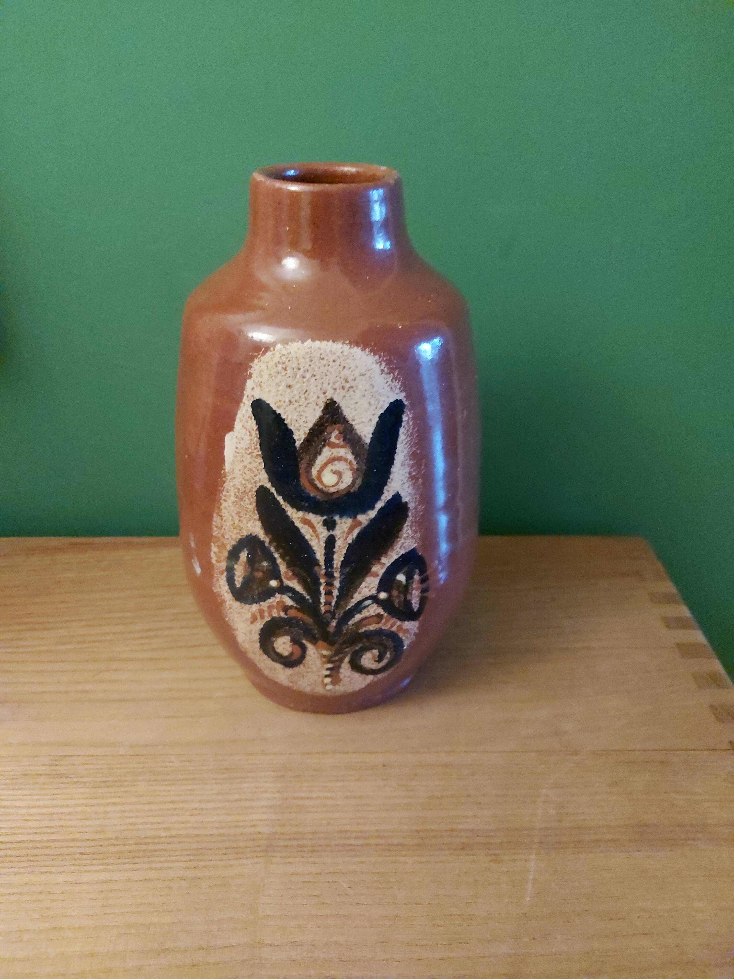 Terracotta vase 50s, 60'S