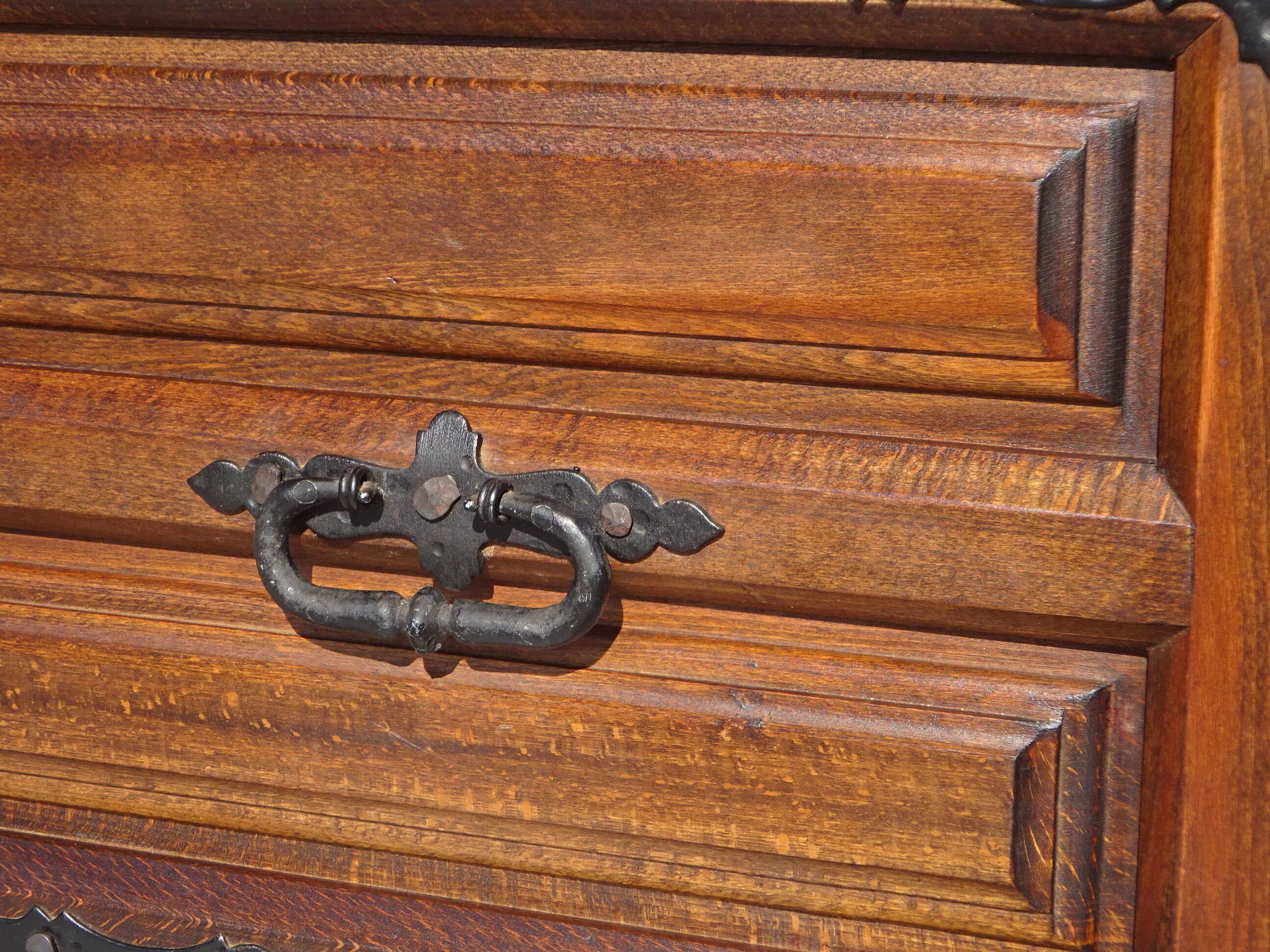 Small jam cupboard made of solid oak